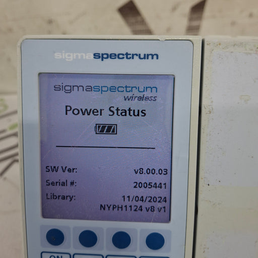 Baxter Baxter Sigma Spectrum 8.00.03 w/o Battery Infusion Pump Infusion Pump reLink Medical