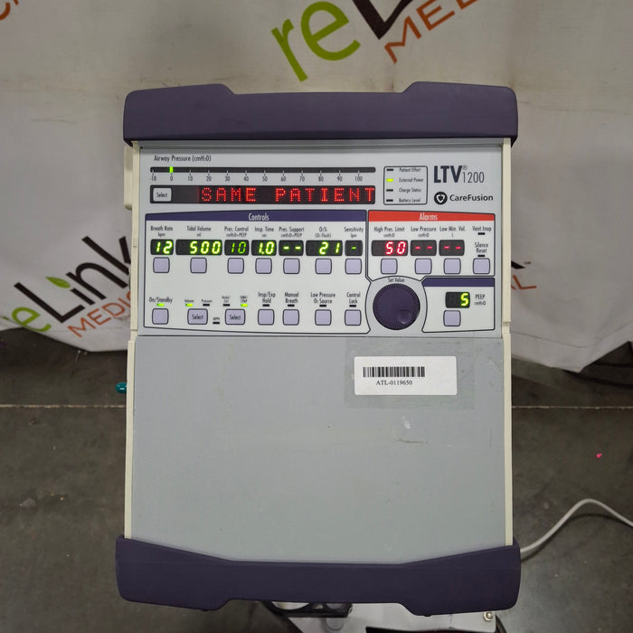 CareFusion CareFusion LTV 1200 Ventilator Respiratory reLink Medical