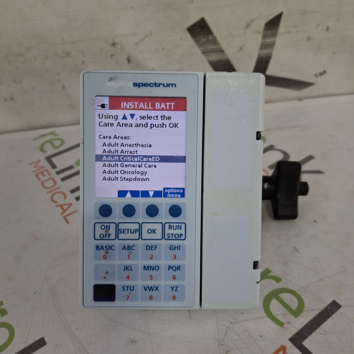 Baxter Sigma Spectrum 8.00.05 w/o Battery Infusion Pump