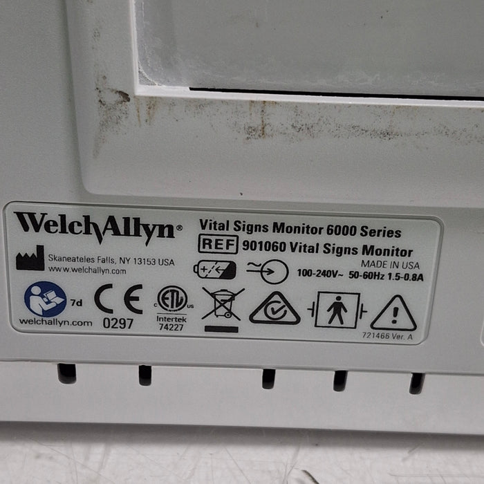 Welch Allyn Connex 6800 - 68NCTX Nellcor SpO2, CO2, SureTemp Vital Signs Monitor