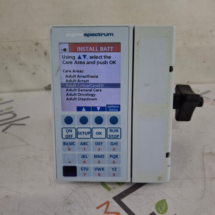 Baxter Baxter Sigma Spectrum 8.01.00 w/o Battery Infusion Pump Infusion Pump reLink Medical