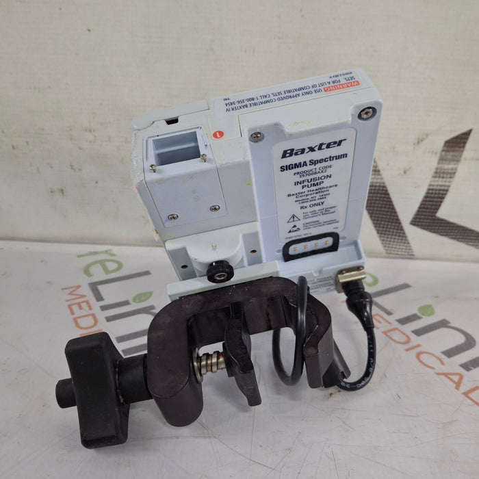 Baxter Baxter Sigma Spectrum 8.01.00 w/o Battery Infusion Pump Infusion Pump reLink Medical