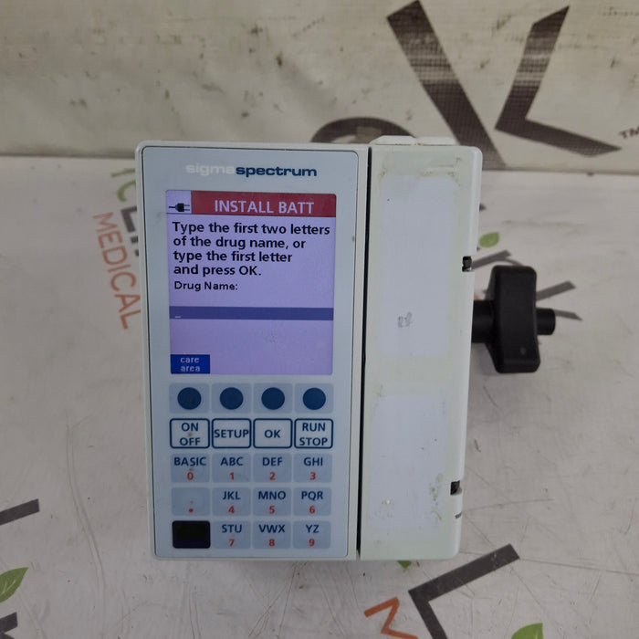 Baxter Baxter Sigma Spectrum 8.00.03 w/o Battery Infusion Pump Infusion Pump reLink Medical