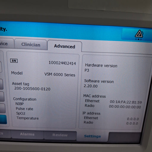 Welch Allyn Welch Allyn Connex 6800 - 68NCTX Nellcor SpO2, CO2, SureTemp Vital Signs Monitor Patient Monitors reLink Medical