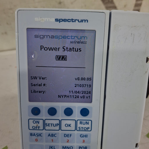 Baxter Baxter Sigma Spectrum 8.00.05 w/o Battery Infusion Pump Infusion Pump reLink Medical