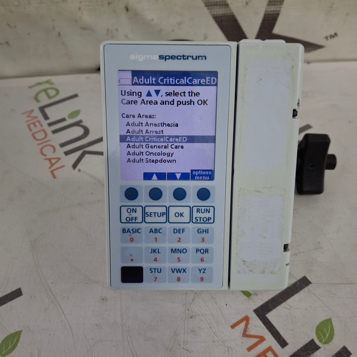 Baxter Baxter Sigma Spectrum 8.00.03 w/o Battery Infusion Pump Infusion Pump reLink Medical