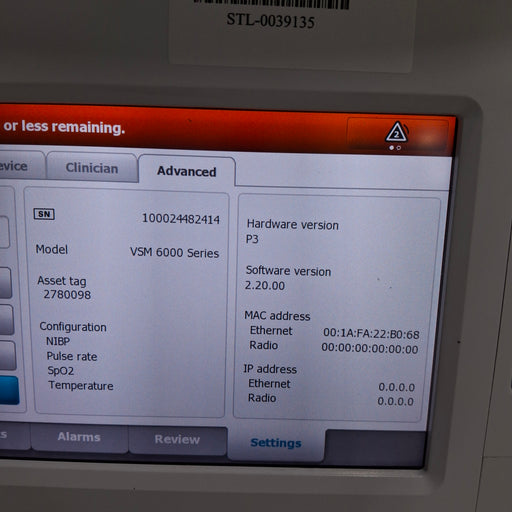 Welch Allyn Welch Allyn Connex 6800 - 68NCTX Nellcor SpO2, CO2, SureTemp Vital Signs Monitor Patient Monitors reLink Medical