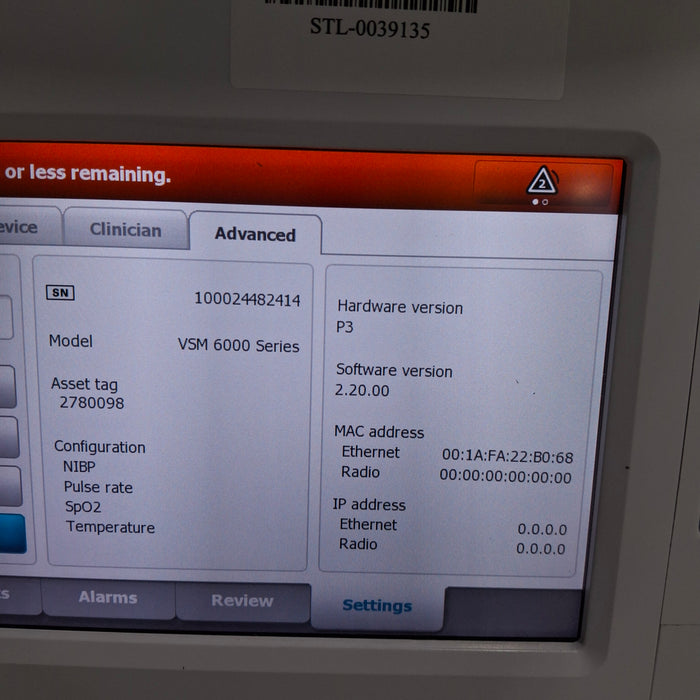 Welch Allyn Welch Allyn Connex 6800 - 68NCTX Nellcor SpO2, CO2, SureTemp Vital Signs Monitor Patient Monitors reLink Medical