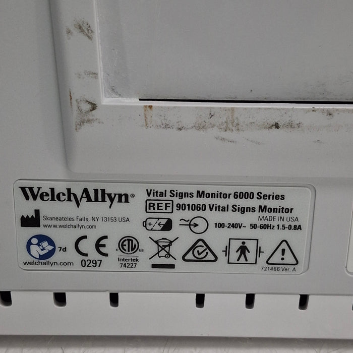 Welch Allyn Welch Allyn Connex 6800 - 68NCTX Nellcor SpO2, CO2, SureTemp Vital Signs Monitor Patient Monitors reLink Medical