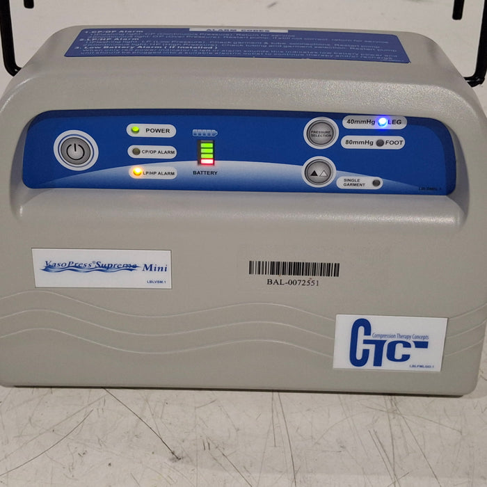 CTC CTC VasoPress Supreme Mini VP500DM Pump Surgical Equipment reLink Medical