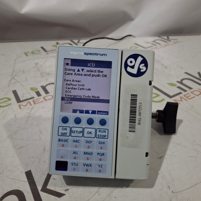 Baxter Baxter Sigma Spectrum 6.05.13 without Battery Infusion Pump Infusion Pump reLink Medical