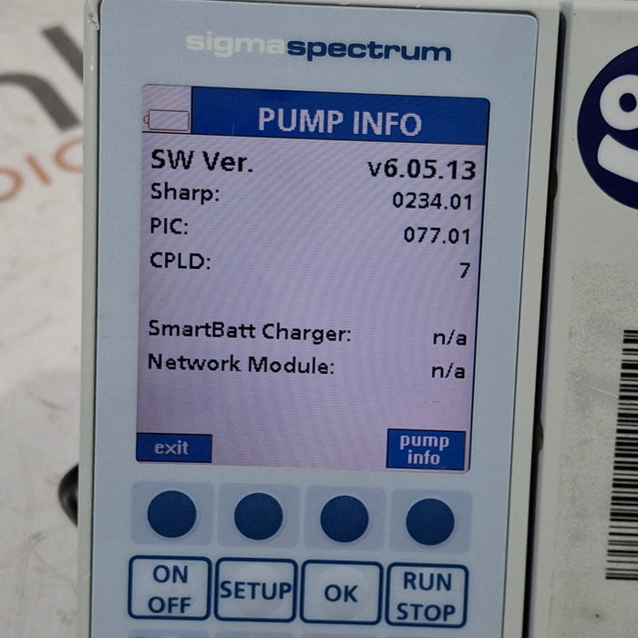 Baxter Baxter Sigma Spectrum 6.05.13 without Battery Infusion Pump Infusion Pump reLink Medical