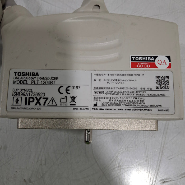 Toshiba Toshiba PLT-1204BT Linear Transducer Ultrasound Probes reLink Medical