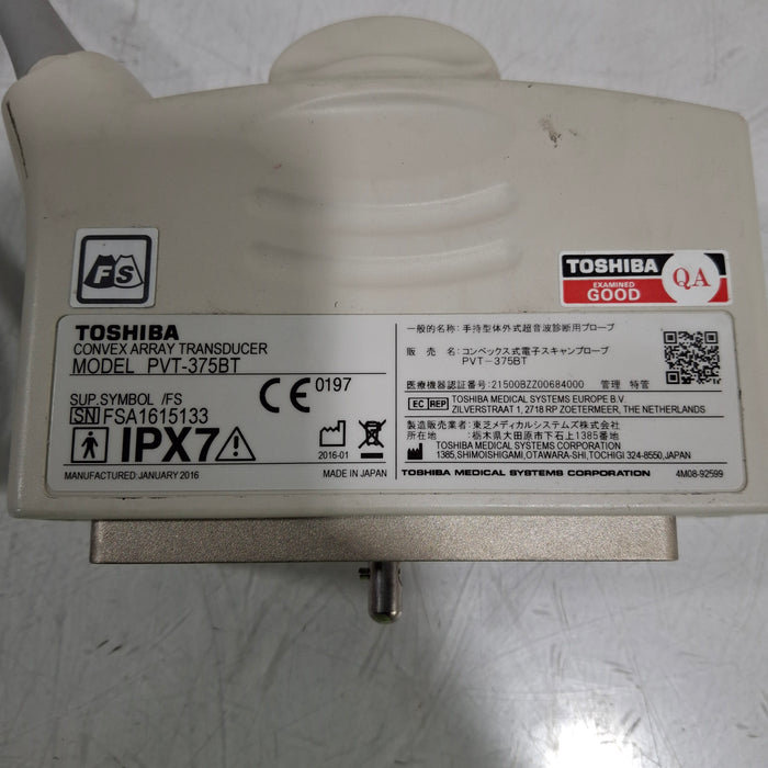 Toshiba Toshiba PVT-375BT Convex Transducer Ultrasound Probes reLink Medical