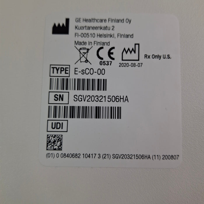 GE Healthcare E-sCO-00 Respiratory Module