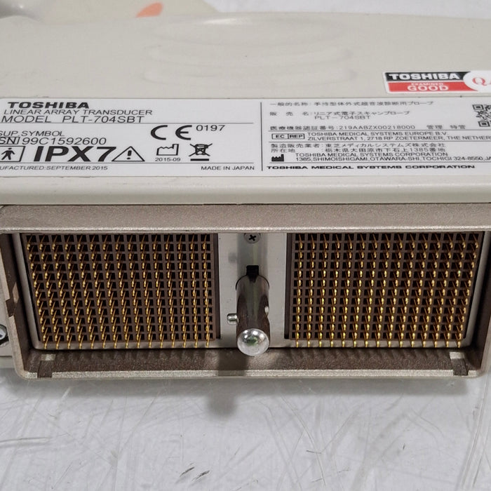 Toshiba Toshiba PLT-704SBT Linear Transducer Ultrasound Probes reLink Medical
