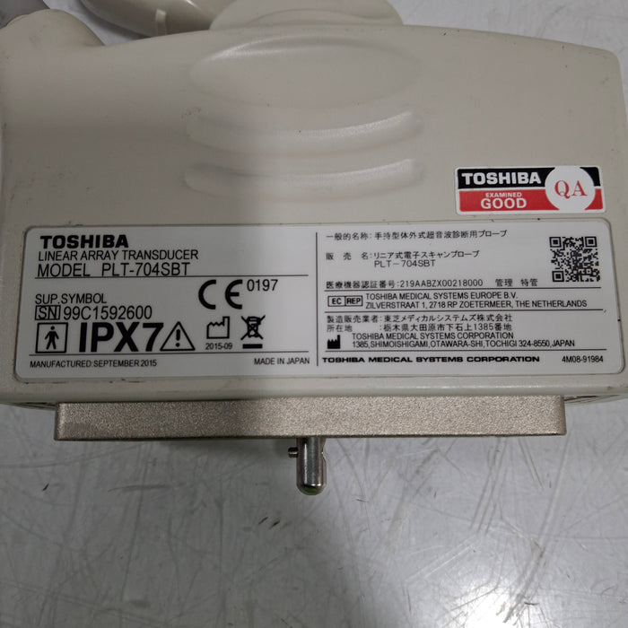 Toshiba Toshiba PLT-704SBT Linear Transducer Ultrasound Probes reLink Medical