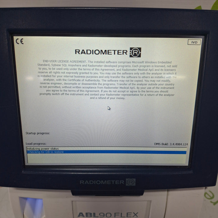 Radiometer ABL90 Flex Plus Blood Gas Analyzer