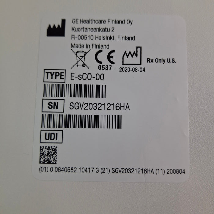 GE Healthcare E-sCO-00 Respiratory Module