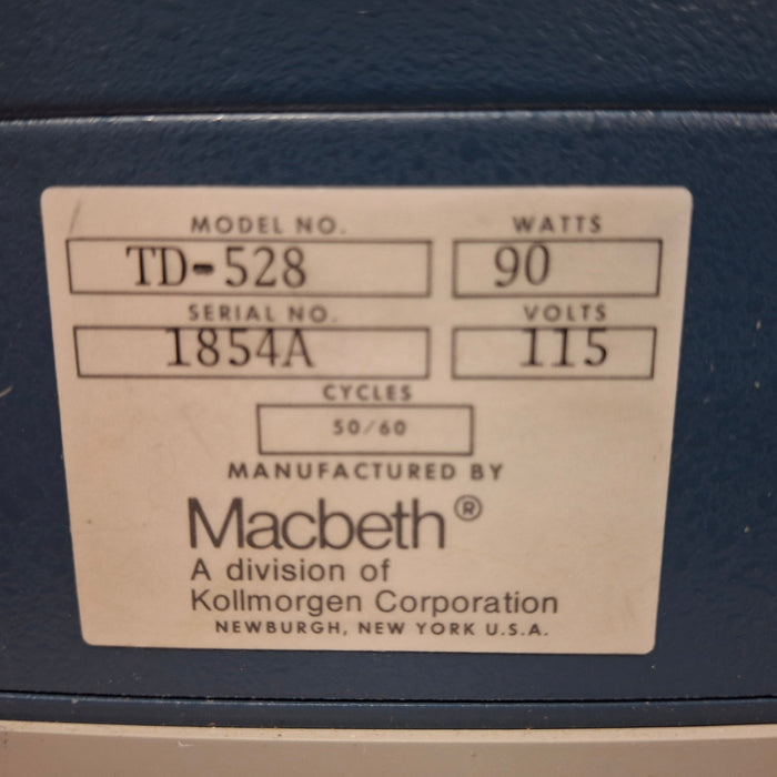 Macbeth Process Measurements TD 528 Densitometer
