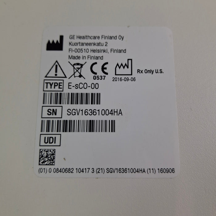 GE Healthcare GE Healthcare E-sCO-00 Respiratory Module Patient Monitors reLink Medical