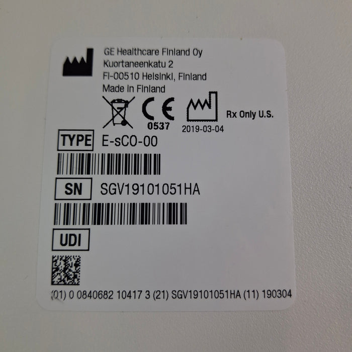 GE Healthcare E-sCO-00 Respiratory Module