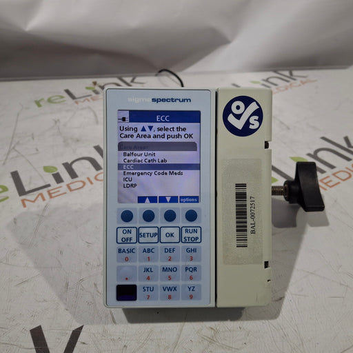 Baxter Baxter Sigma Spectrum 6.05.13 without Battery Infusion Pump Infusion Pump reLink Medical