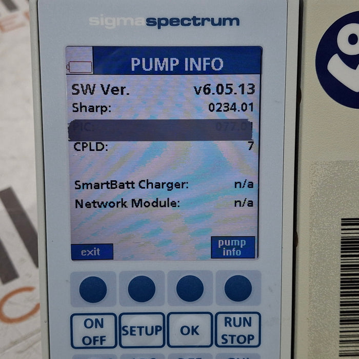 Baxter Baxter Sigma Spectrum 6.05.13 without Battery Infusion Pump Infusion Pump reLink Medical
