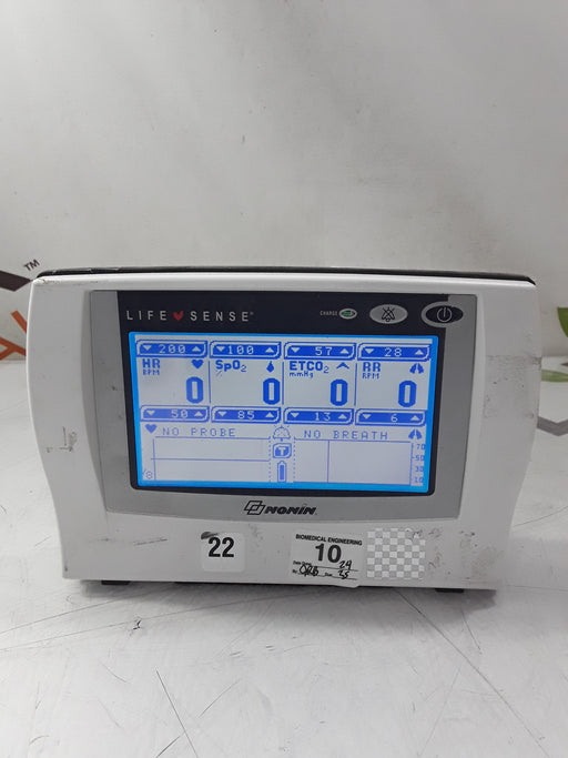 Nonin Medical Nonin Medical LifeSense LS1-9R Capnography/Pulse Oximeter monitor Patient Monitors reLink Medical
