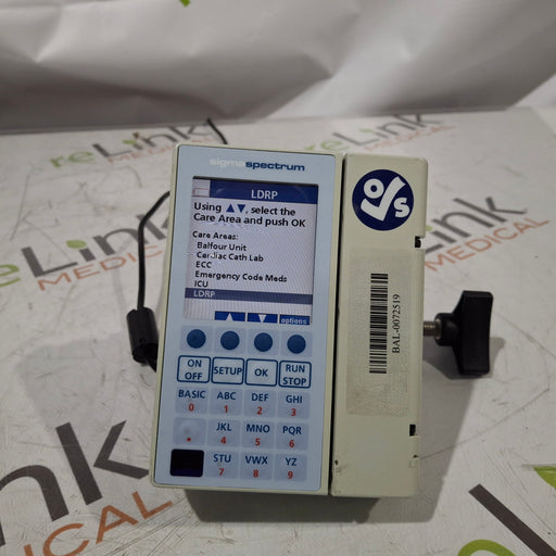 Baxter Baxter Sigma Spectrum 6.05.13 without Battery Infusion Pump Infusion Pump reLink Medical
