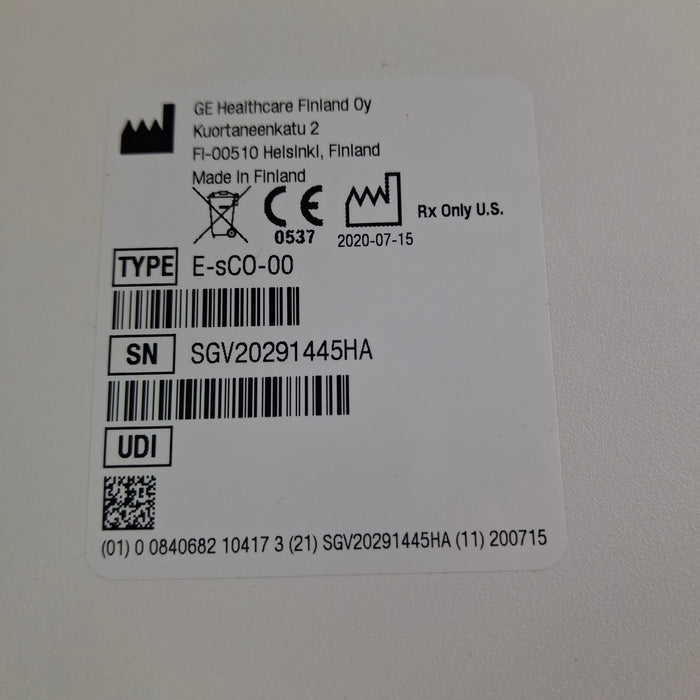 GE Healthcare E-sCO-00 Respiratory Module