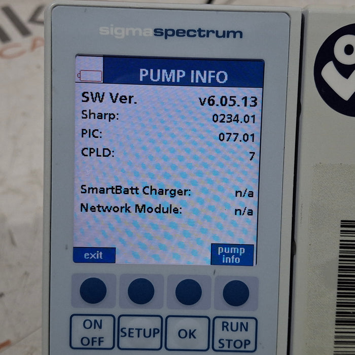 Baxter Sigma Spectrum 6.05.13 without Battery Infusion Pump