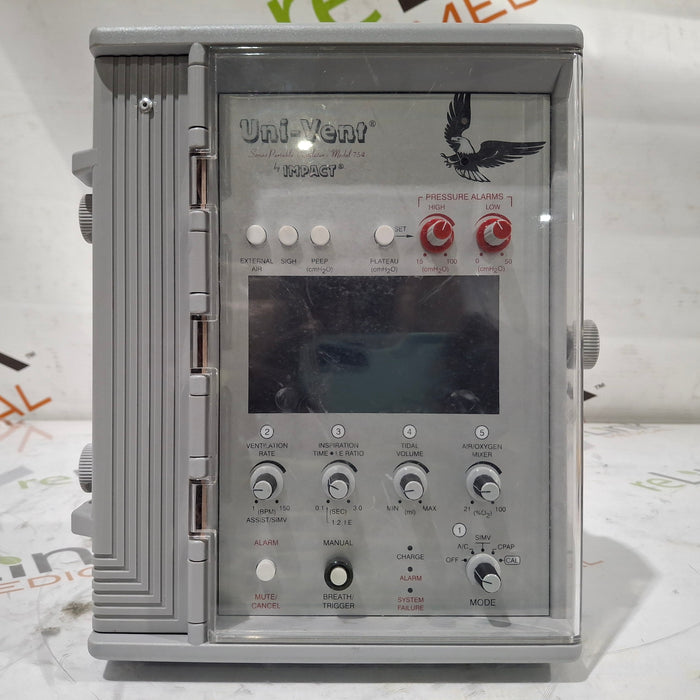 Impact Instrumentation Inc. Impact Instrumentation Inc. Uni-Vent 754 Portable Ventilator Respiratory reLink Medical