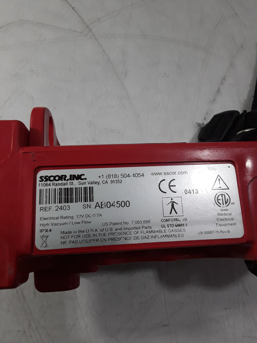 SSCOR, Inc. SSCOR, Inc. 2403 Quickdraw Handheld Aspirator Respiratory reLink Medical