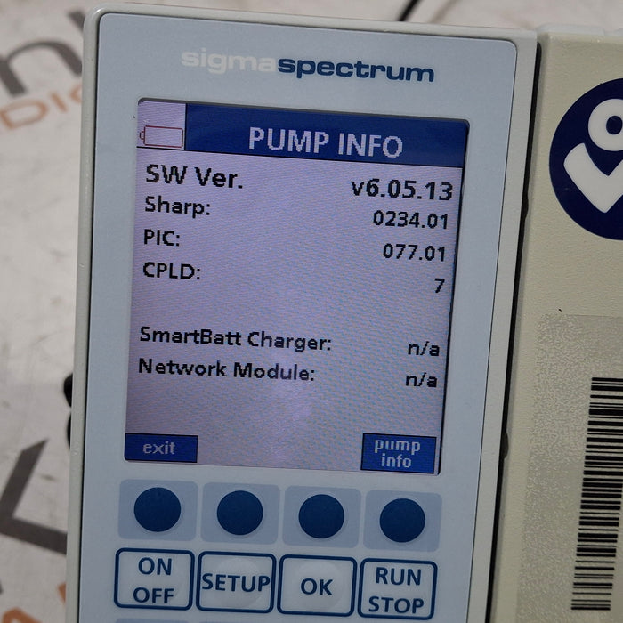 Baxter Baxter Sigma Spectrum 6.05.13 without Battery Infusion Pump Infusion Pump reLink Medical