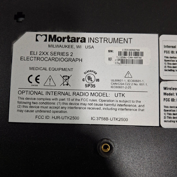 Mortara Mortara Eli 250c ECG Cardiology reLink Medical
