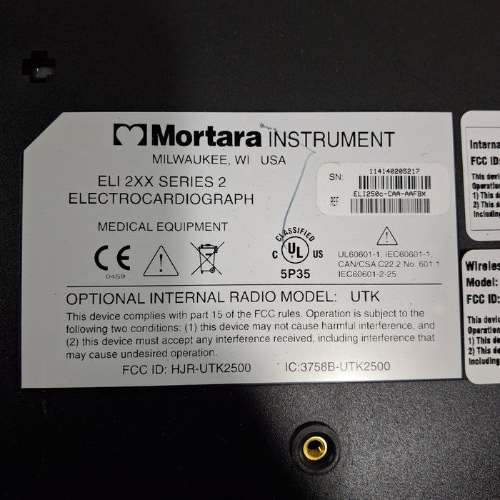 Mortara Mortara Eli 250c ECG Cardiology reLink Medical