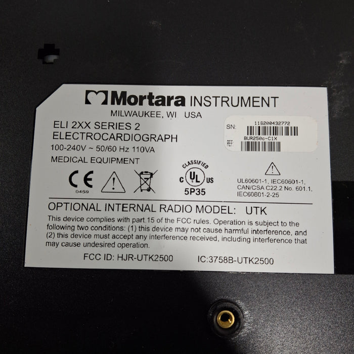 Mortara Mortara Eli 250c ECG Cardiology reLink Medical