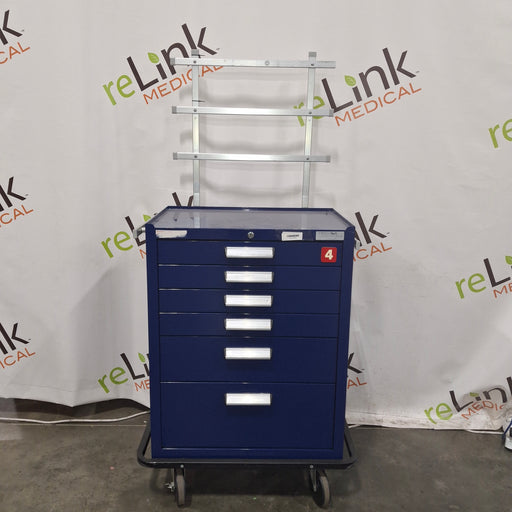 Blue Bell Bio-Medical Blue Bell Bio-Medical Anesthesia Cart - Blue Cart Medical Furniture reLink Medical