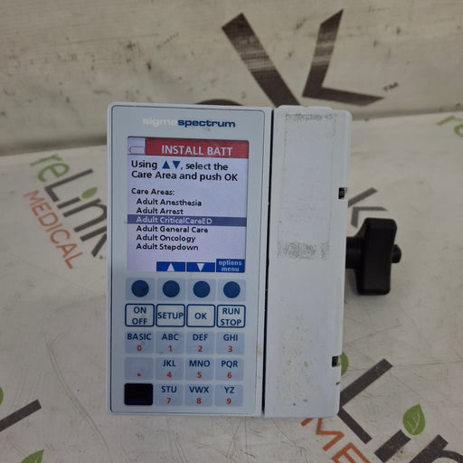 Baxter Baxter Sigma Spectrum 8.01.00 w/o Battery Infusion Pump Infusion Pump reLink Medical