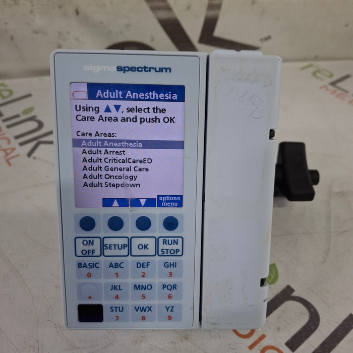 Baxter Baxter Sigma Spectrum 8.01.00 w/o Battery Infusion Pump Infusion Pump reLink Medical