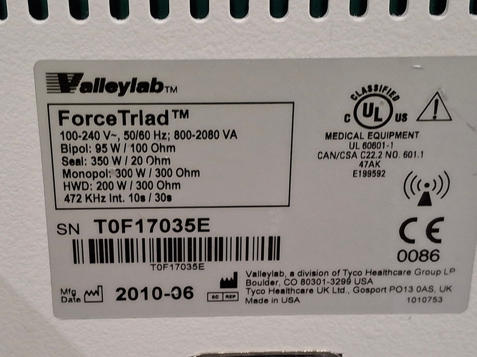 Covidien Force Triad 3.6 Electrosurgical Unit