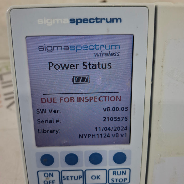 Baxter Baxter Sigma Spectrum 8.00.03 w/o Battery Infusion Pump Infusion Pump reLink Medical