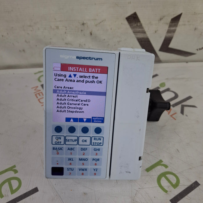 Baxter Baxter Sigma Spectrum 8.00.03 w/o Battery Infusion Pump Infusion Pump reLink Medical