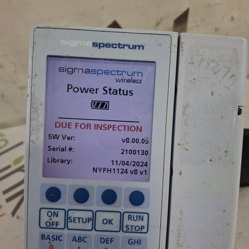 Baxter Baxter Sigma Spectrum 8.00.05 w/o Battery Infusion Pump Infusion Pump reLink Medical