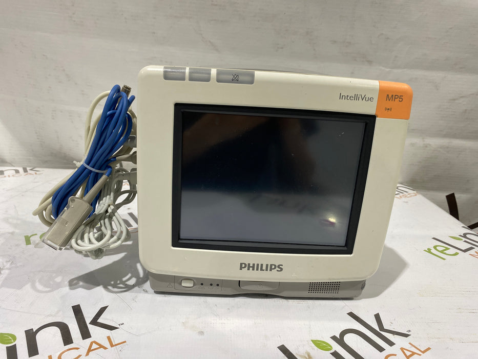 Philips Philips IntelliVue MP5 Fast SpO2, 12XL ECG, NIBP, IBP, Temp, CO2 Patient Monitor Patient Monitors reLink Medical