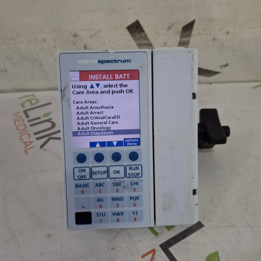 Baxter Baxter Sigma Spectrum 8.01.00 w/o Battery Infusion Pump Infusion Pump reLink Medical