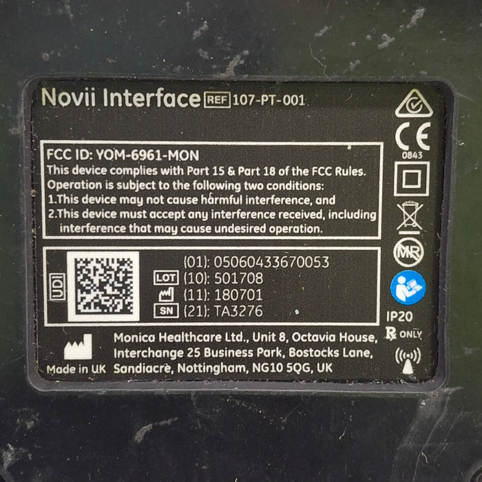Monica Healthcare Limited Monica Healthcare Limited 107-PT-001 Fetal Monitor Patient Monitors reLink Medical