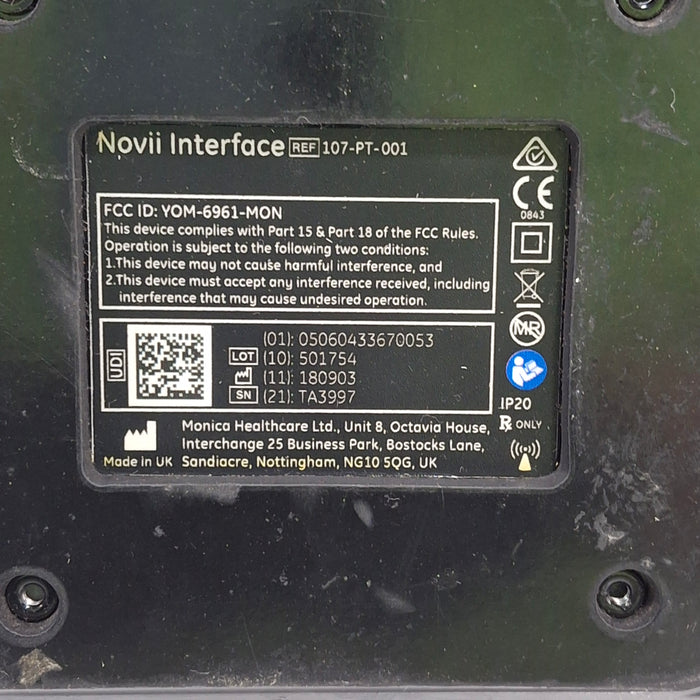 Monica Healthcare Limited Monica Healthcare Limited 107-PT-001 Fetal Monitor Patient Monitors reLink Medical