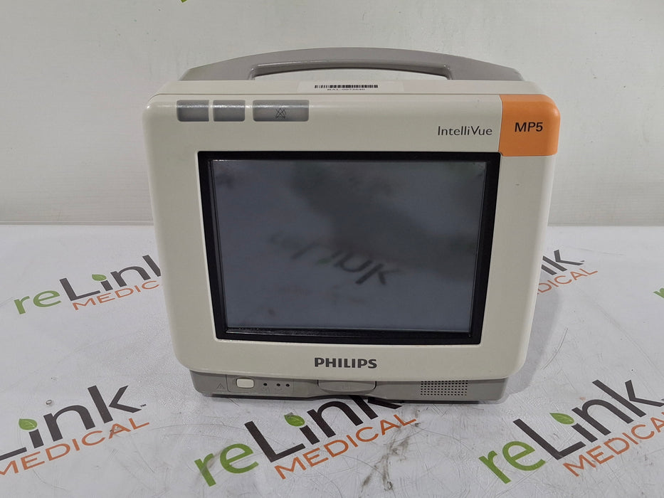 Philips Intellivue MP5 - ECG, Fast SpO2, NIBP Patient Monitor